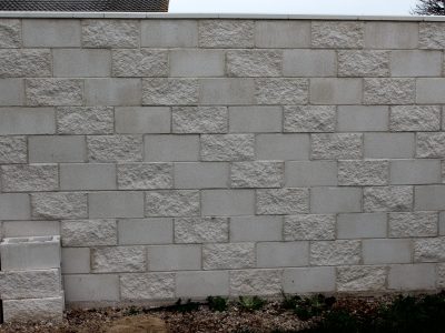 Muro de bloques split